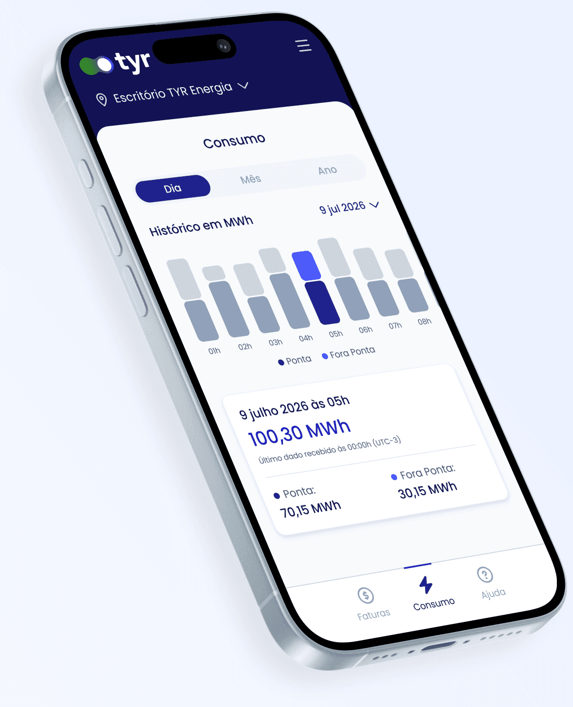 App do portal do cliente TYR